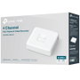 TP-Link VIGI NVR1104H-4P Grabador de vídeo en red PoE de 4 canales, Blanco